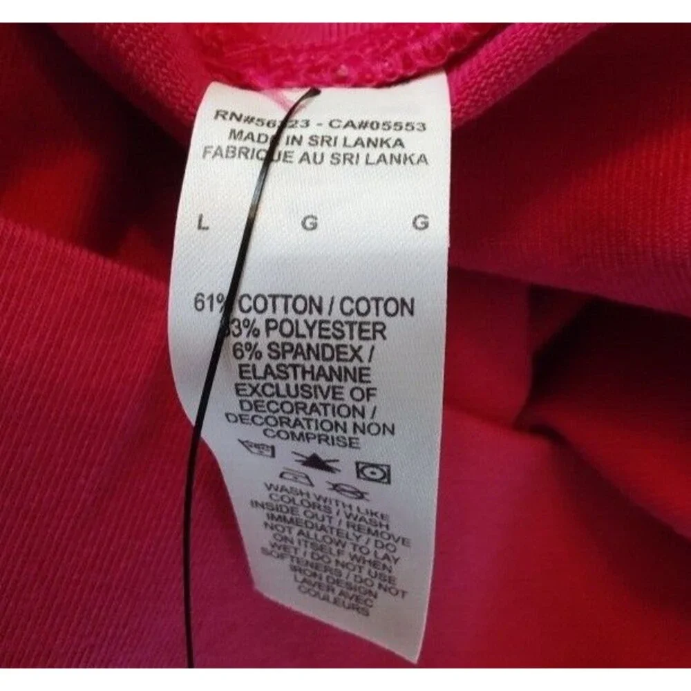 New with tag Women's Nike Cotton Polyester Hot Pink Leggings with Logo Size L